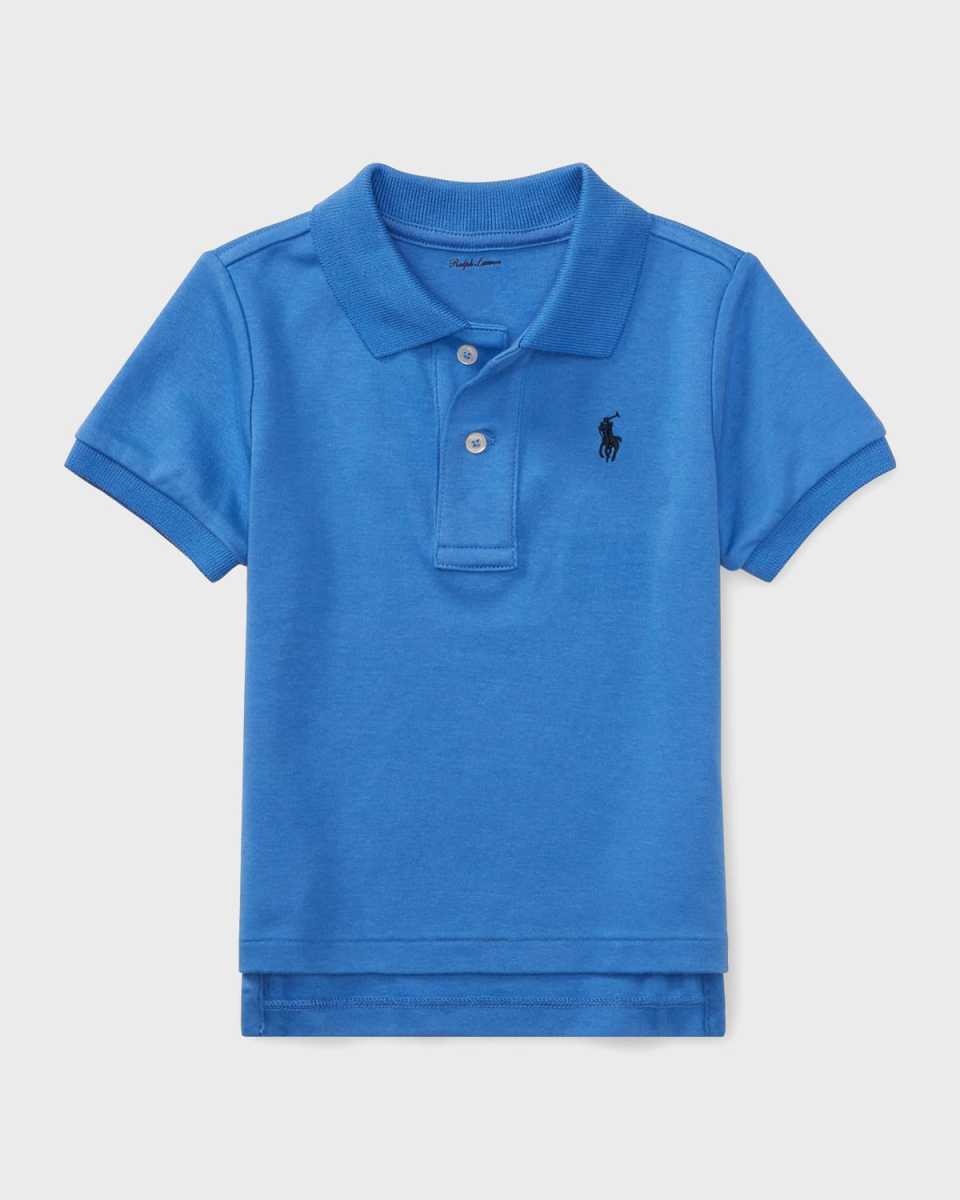 Interlock Polo Knit Shirt, Size 3-24
